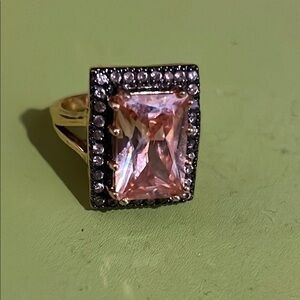 Honey Topaz Cocktail Ring